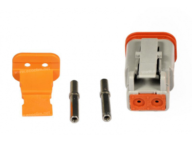 elektrisches Bauelement DEUTSCH Stecker Kit 2 VOIES DT06-2S |  |