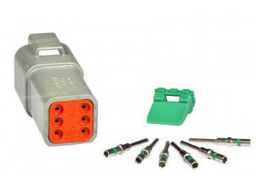 elektrisches Bauelement DEUTSCH Stecker Kit 6 VOIES DT04-6P |  |