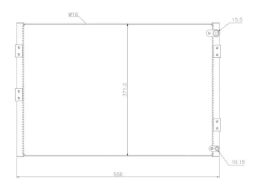 Warmtewisselaar Condensor OEM  | 1911513830 - 208-979-7520 - 2089797520 - A220700000028 | 400-6145 - 62-KT6145