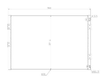 Warmtewisselaar Condensor OEM  | 1911513830 - 208-979-7520 - 2089797520 - A220700000028 | 400-6145 - 62-KT6145