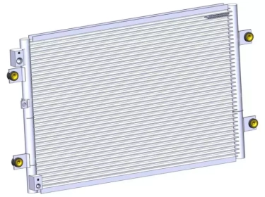 Warmtewisselaar Condensor OEM  | 520-00004 - 52000004 | 120ZDA1102 - 2100-77001 - 400-8500 - 62-KT6850