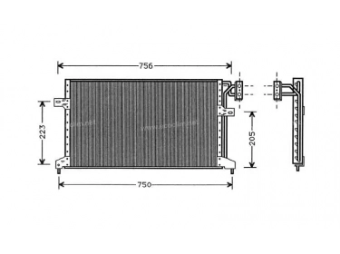 Exchanger Condenser OEM  | 4644365 | 35075 - 54396 - 817015 - CR5018
