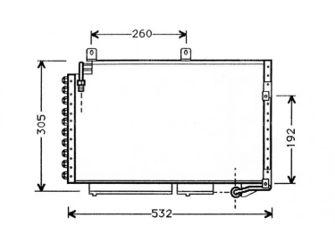 Exchanger Condenser OEM  | 443260401H - 443260403F | 11.5013 - 1223139 - 12231390 - 12231391 - 12231392 - 12231393 - 12231394 - 12231395 - 12231396 - 12231397 - 12231398 - 12231399 - 35321 - 53618 - 7401505 - AI5120