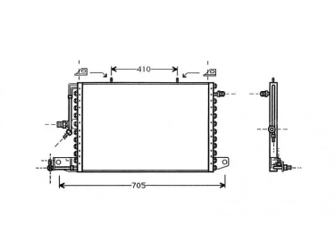 Exchanger Condenser OEM  | 4A0260403AB - 4A0260403AC | 1223133 - 12231330 - 12231331 - 12231332 - 12231333 - 12231334 - 12231335 - 12231336 - 12231337 - 12231338 - 12231339 - 35031 - 53613 - 816975 - AI5117