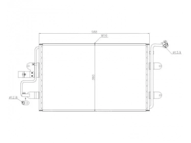 Exchanger Condenser OEM  | 1J0820411B - 1J0820413A - 1J0820413B - 1J0820413D - 1J0820413L - 1J0820413N | 11.5077 - 1223134 - 12231340 - 12231341 - 12231342 - 12231343 - 12231344 - 12231345 - 12231346 - 12231347 - 12231348 - 12231349 - 35227 - 53614 - 7401547 - 817244 - 94310 - AI5130
