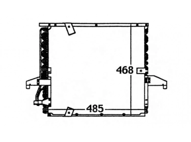 Exchanger Condenser OEM  | 64531385165 - 64538369165 | 35133 - 53929 - BW5180 - CO05034