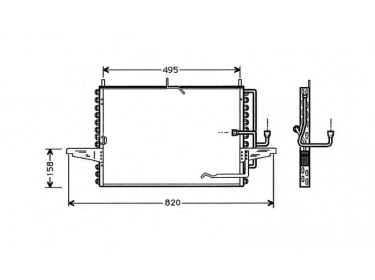 Exchanger Condenser OEM  | 87BG19710AA | FD5255