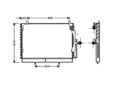 Exchanger Condenser OEM  | 1248300670 - 1248301870 - 1248301970 - A1248300670 - A1248301870 - A1248301970 | 24-30035 - 35128 - 54387 - 817234 - MS5161