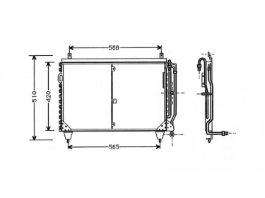 Exchanger Condenser OEM  | 1268302470 - 1268302870 - A1268302470 - A1268302870 | 11.5007 - 1223055 - 12230550 - 12230551 - 12230552 - 12230553 - 12230554 - 12230555 - 12230556 - 12230557 - 12230558 - 12230559 - 24-30037 - 35019 - 53918 - 7036218305 - 816955 - 8FC351035781 - AC167000P - MS5199