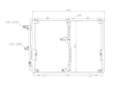 Exchanger Condenser OEM  | 1408300070 - 1408300570 - A1408300070 - A1408300570 | 35229 - 816938 - 94330 - MS5221