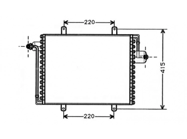 Exchanger Condenser OEM  | 7700803429 | 35819 - 53757 - 7004098 - 816869 - RT5195