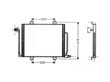 Exchanger Condenser OEM  | 7700272730 | 35818 - 816864 - RT5194