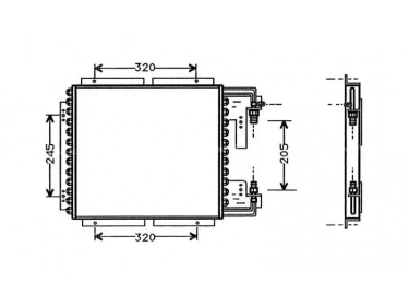 Echangeur Condenseur OEM  | 7700811354 - 7700825300 | 1223094 - 12230940 - 12230941 - 12230942 - 12230943 - 12230944 - 12230945 - 12230946 - 12230947 - 12230948 - 12230949 - 53765 - 7004099 - 816782 - CO18125 - RT5187