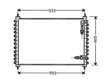 Wärmetausche Kondensator OEM  | 1388693 - 1388738 | 7004084 - 7036219705 - VO5075