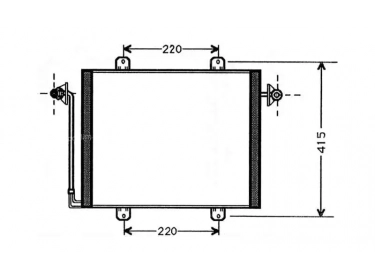 Wärmetausche Kondensator OEM  | 7700272463 | 53758 - 816862 - RT5190