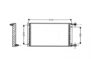 Exchanger Condenser OEM  | 82437246 | 816676