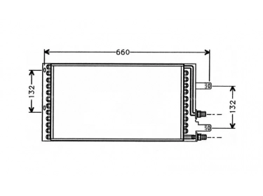 Wärmetausche Kondensator OEM  | 82426851 | 53681