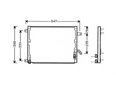 Wärmetausche Kondensator OEM  | 7799352 | 816968