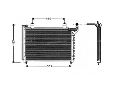 Exchanger Condenser OEM  | CBC9822 - CBC9823 | 35070 - JR5013D
