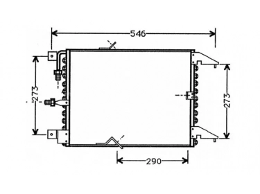 Wärmetausche Kondensator OEM  | 64531373340 | 35088 - 53928 - BW5174