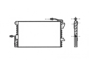 Exchanger Condenser OEM  | 6877173 - 93FG19710AA | 30311039 - 53664 - 816897 - FD5175
