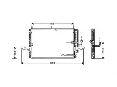 Exchanger Condenser OEM  | 89BG19710EA | 30311045 - 35092 - 53668 - FD5177
