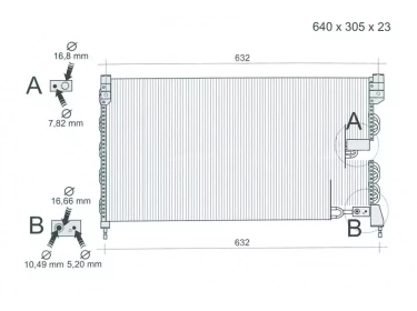 Exchanger Condenser OEM  | 80100SM1A00 | 54320