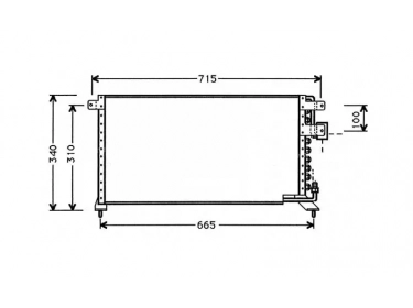 Warmtewisselaar Condensor OEM  | 80100SM1A23 | 30311055 - 35288 - 8FC351035711 - HD5085 - TSP0225149