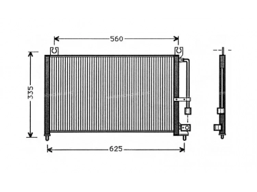 Serpentin Condensador OEM  | BC1M61480 | 35286 - 53684 - 7402499 - MZ5104 - TSP0225034