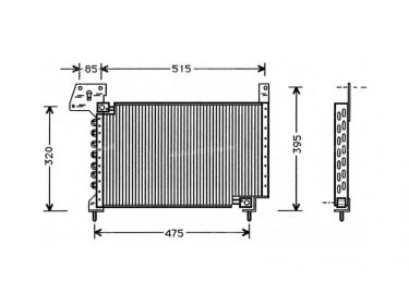 Warmtewisselaar Condensor OEM  | 67A1CB3B |