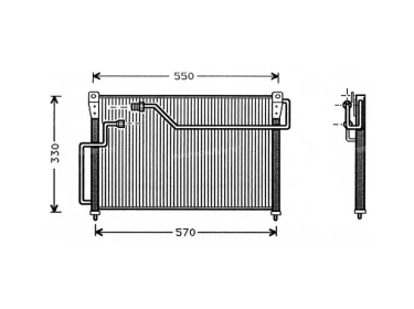 Permutador Condensador OEM  | GA7H61480 |