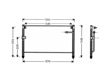 Serpentin Condensador OEM  | GA5R61480A | 35188 - 8FC351036301 - MZ5118