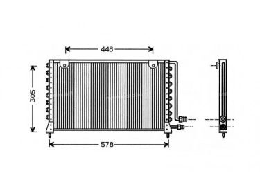 Serpentin Condensador OEM  | EA0161480A | MZ5108