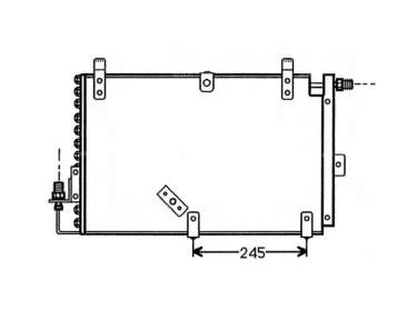 Exchanger Condenser OEM  | 6455D5 - 6455D6 | 816627 - PE5165