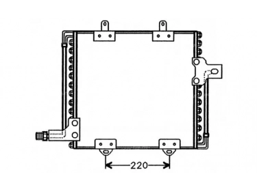 Exchanger Condenser OEM  | 7700800986 | 816744 - RT5181