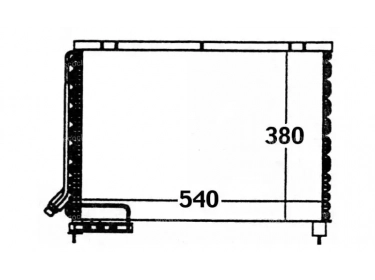 Warmtewisselaar Condensor OEM  | 3537972 |