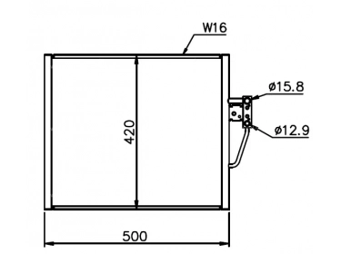 Warmtewisselaar Condensor OEM  | 64538391647 | 35105 - 53627 - 817248 - BW5192