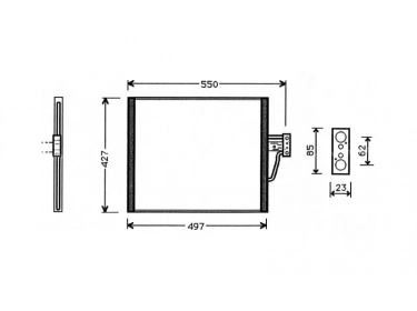 Warmtewisselaar Condensor OEM  | 64538378438 | 35206 - 53630 - 817607 - BW5213