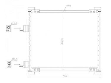 Exchanger Condenser OEM  | 1056494 - 1061104 - 97KW19710AE | 34-30304 - 35357 - 53666 - 817225 - FD5262