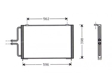 Exchanger Condenser OEM  | 6025307276 - 7700876215 | 35533 - 53770 - 7401045 - 817228 - RT5236