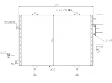Exchanger Condenser OEM  | 7700301253 - 8200708128 | 35353 - 53786 - 7402501 - 817035 - RT5221