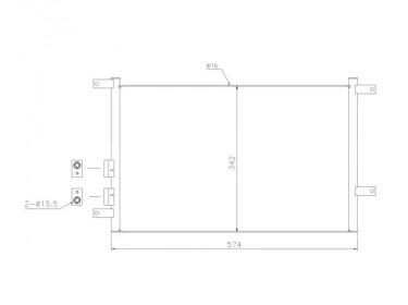 Permutador Condensador OEM  | 46790658 - 60628820 | 35235 - 53603 - 7402468 - 817527 - AL5070