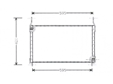 Exchanger Condenser OEM  | 46406321 - 46754472 | 11.2022 - 35540 - 53645 - 7401549 - CO08404 - FT5204