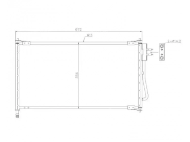 Exchanger Condenser OEM  | 1062380 - 1086534 - XS4H19710AC | 1223611 - 12236110 - 12236111 - 12236112 - 12236113 - 12236114 - 12236115 - 12236116 - 12236117 - 12236118 - 12236119 - 35345 - 53146 - 7402018 - 817493 - 94432 - FD5268