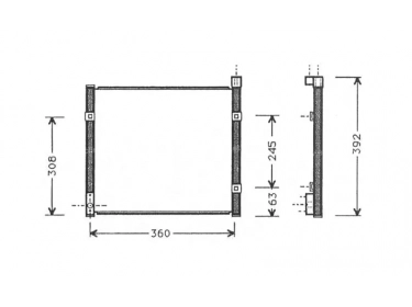 Exchanger Condenser OEM  | 80110040031Y - 80110S01A11 | 24-30108 - 35264 - 53911 - 817784 - HD5095