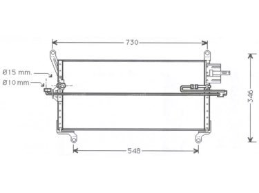 Exchanger Condenser OEM  | 46452494 | 53679 - 7402470 - 817062 - LC5069
