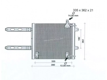 Exchanger Condenser OEM  | 6X0820413A | 35367 - 53824
