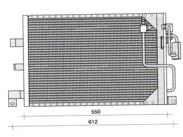 Exchanger Condenser OEM  | 4634937 | 35230 - 53853 - 817507