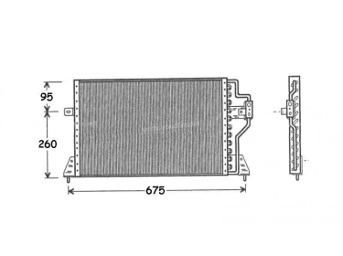 Exchanger Condenser OEM  | 4638126 | 24-30061 - 35082 - 54329 - 816989 - CR5024