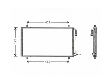 Exchanger Condenser OEM  | 6455X9 - 96375239 | 94392 - PE5191